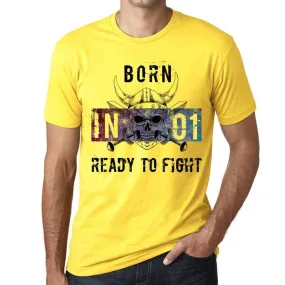 01, Ready to Fight, Men's T-shirt, Lemon, Birthday Gift 00391