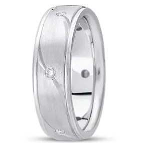 0.18ctw Diamond 14K Gold  Wedding Band (7mm) - (F - G Color, SI2 Clarity)