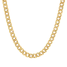 14K Grand Cuban Curb Link Necklace