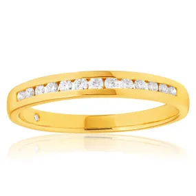 1/5 Carat Flawless Cut 18ct Yellow Gold Diamond Ring