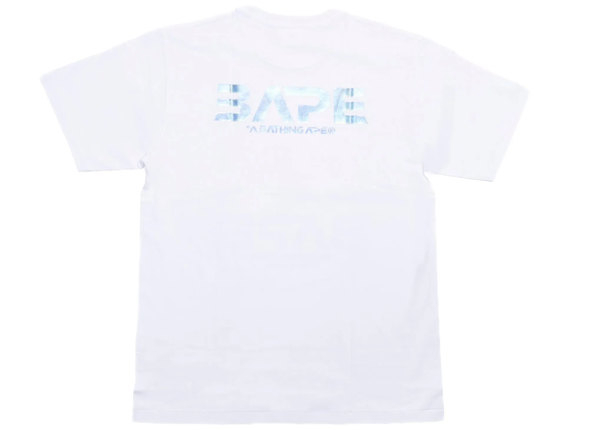 A Bathing Ape Moon Photo Ape Head Tee in White