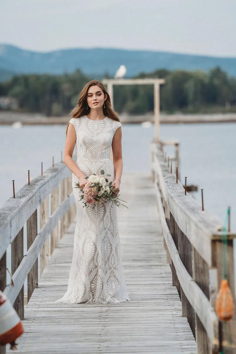 Allure Bridals Modest Dress M604