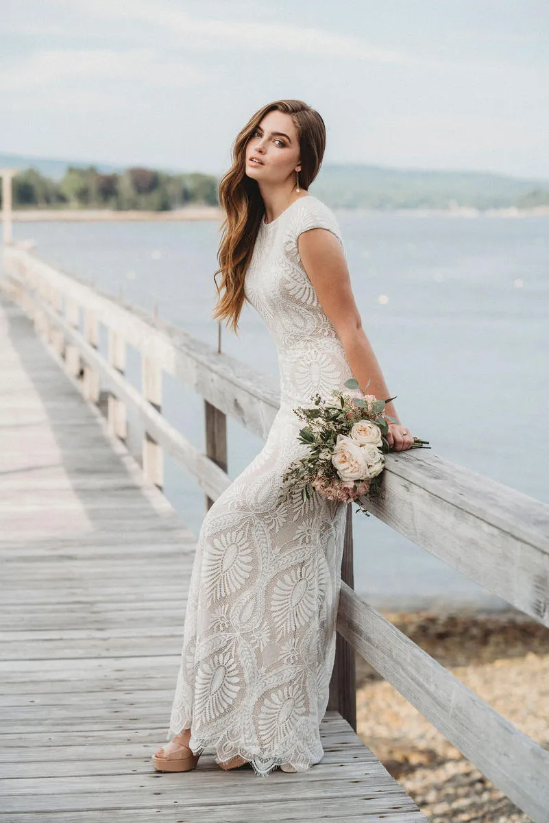 Allure Bridals Modest Dress M604