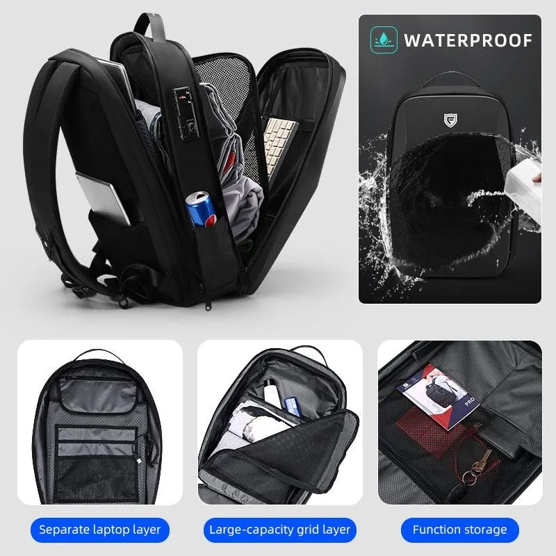 Anti-Theft Waterproof 17.3 Inch Laptop Backpacks