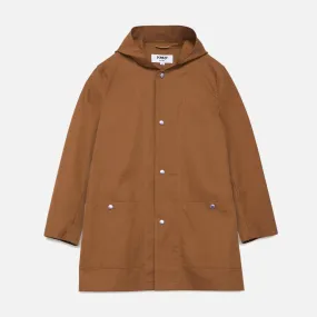 Beat Generation Bonded Cotton Duffle Coat - Camel