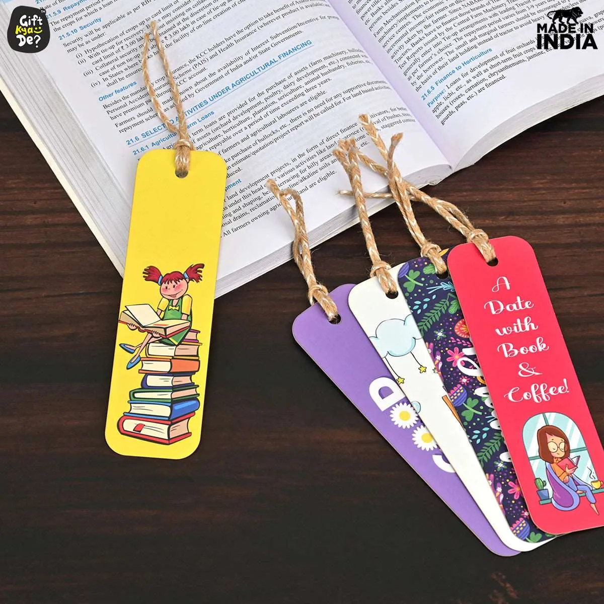 Bookmarks Set of 5 & 10 Creative Book Marks for Book | Unique Gifts for Book Lovers | Tassel Dori | Book Accessories