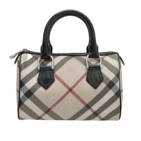 Burberry Bicolor Nova Check Chester Boston Bag