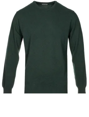 Cashmere & Merino Wool Crew Neck Dark Green