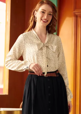 Dancing 'Till Dawn Bow Blouse