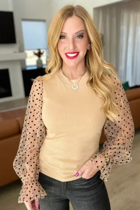 Dots on My Sleeves Blouse