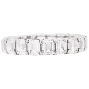 Emerald Cut Diamond Eternity Ring