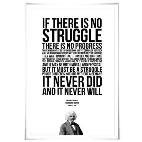 Frederick Douglass Art Print. 5 Sizes. Slavery Poster. Historical Quote. American History. Civil War