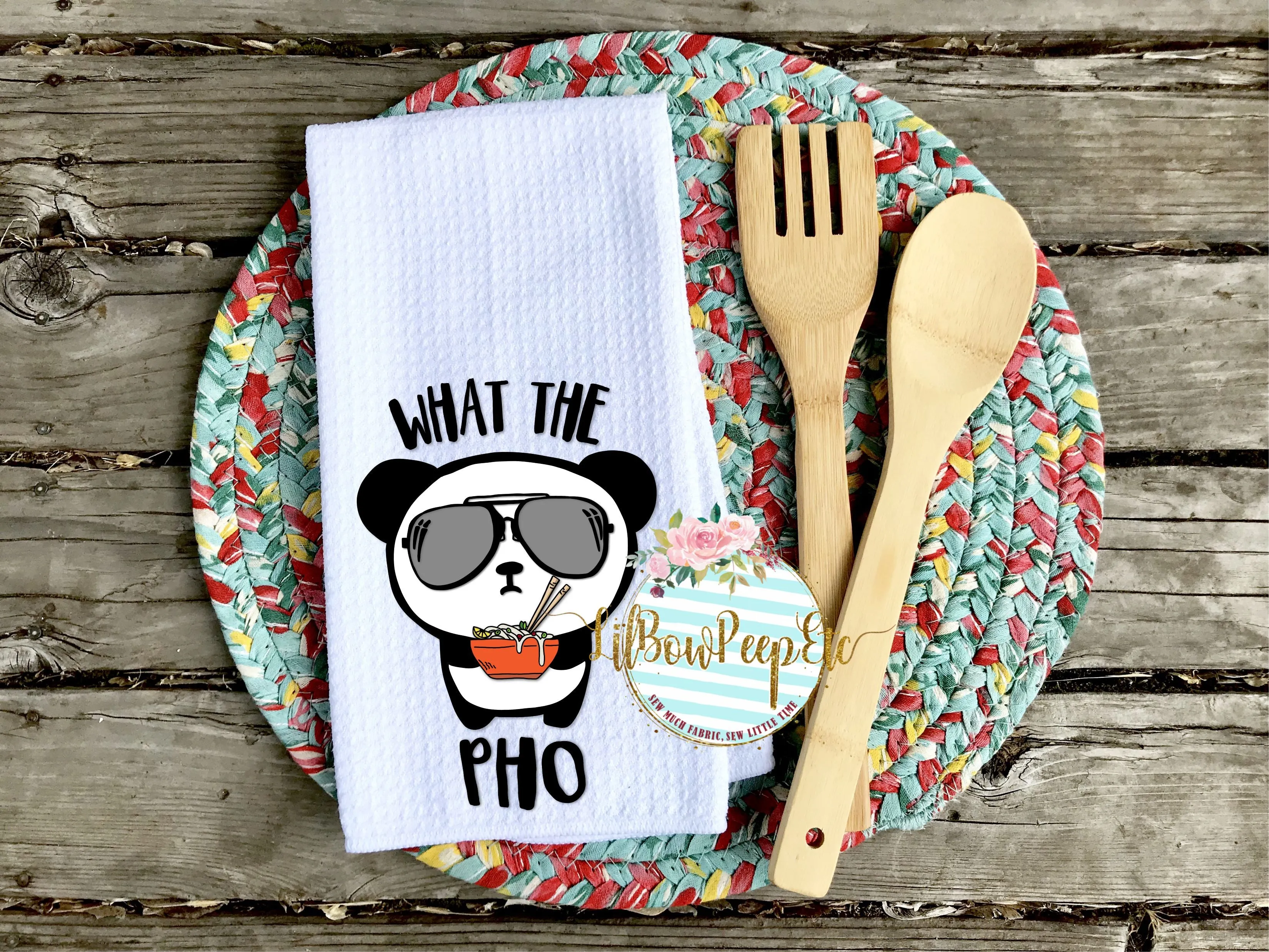 Hand Towel: What The Pho