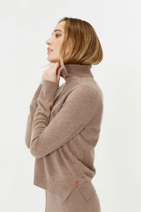 Hazel Wool-Cashmere Rollneck Sweater