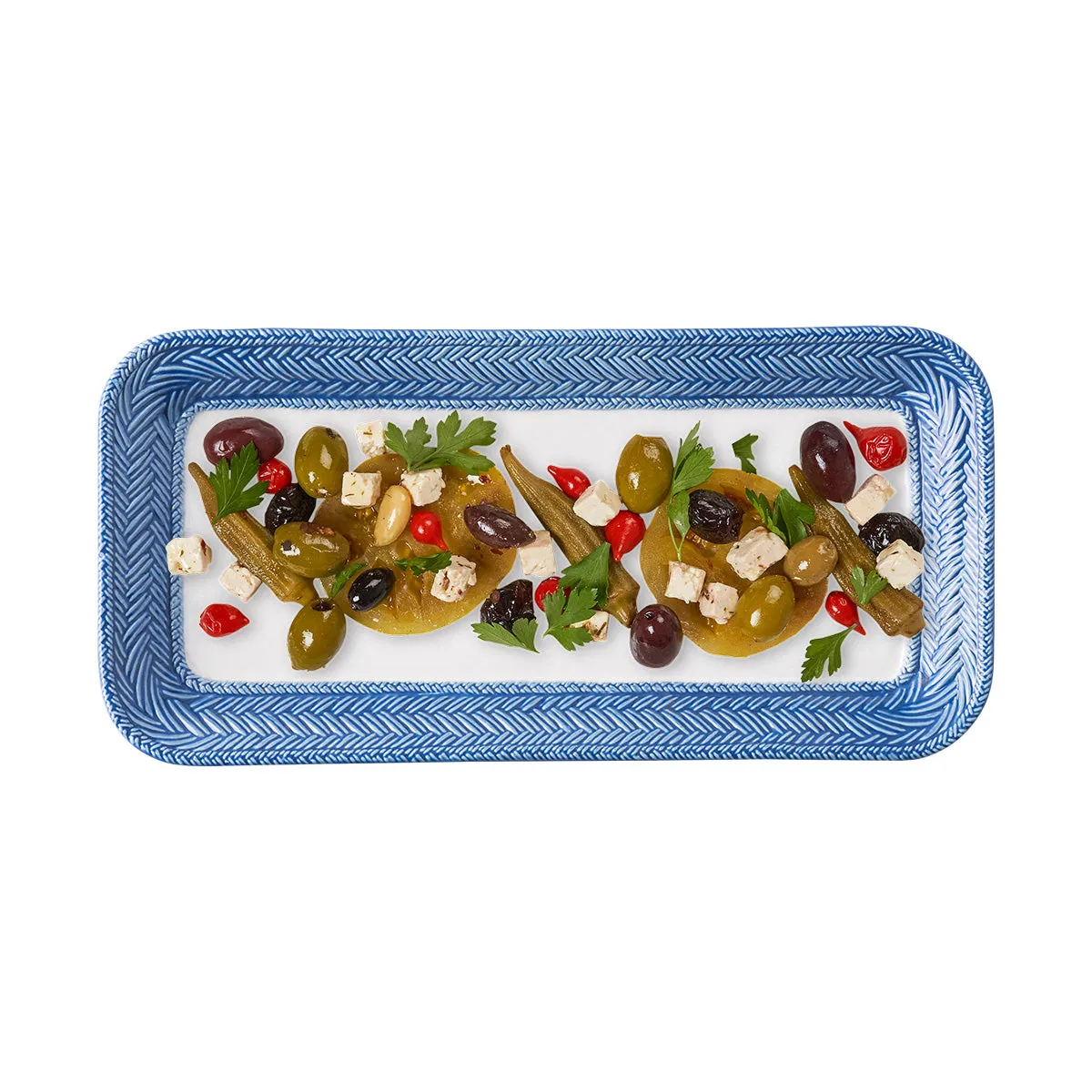 Le Panier 13" Hostess Tray - Delft Blue