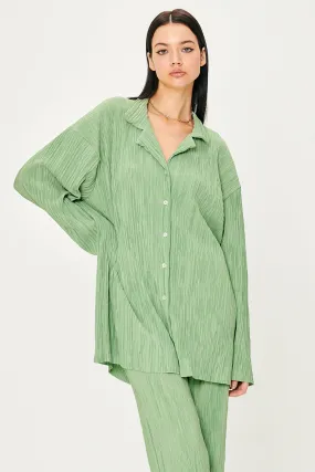 Maria Oversized Plisse Shirt