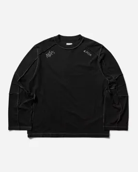 Men's Nightfall Inside Out Long Sleeve T-Shirt Black