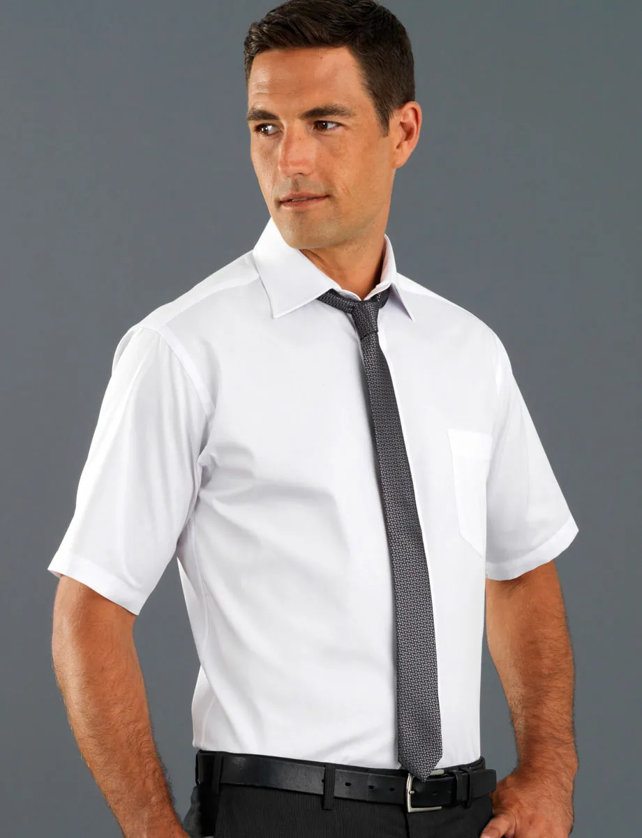 Mens Pinpoint Oxford White Business Shirt