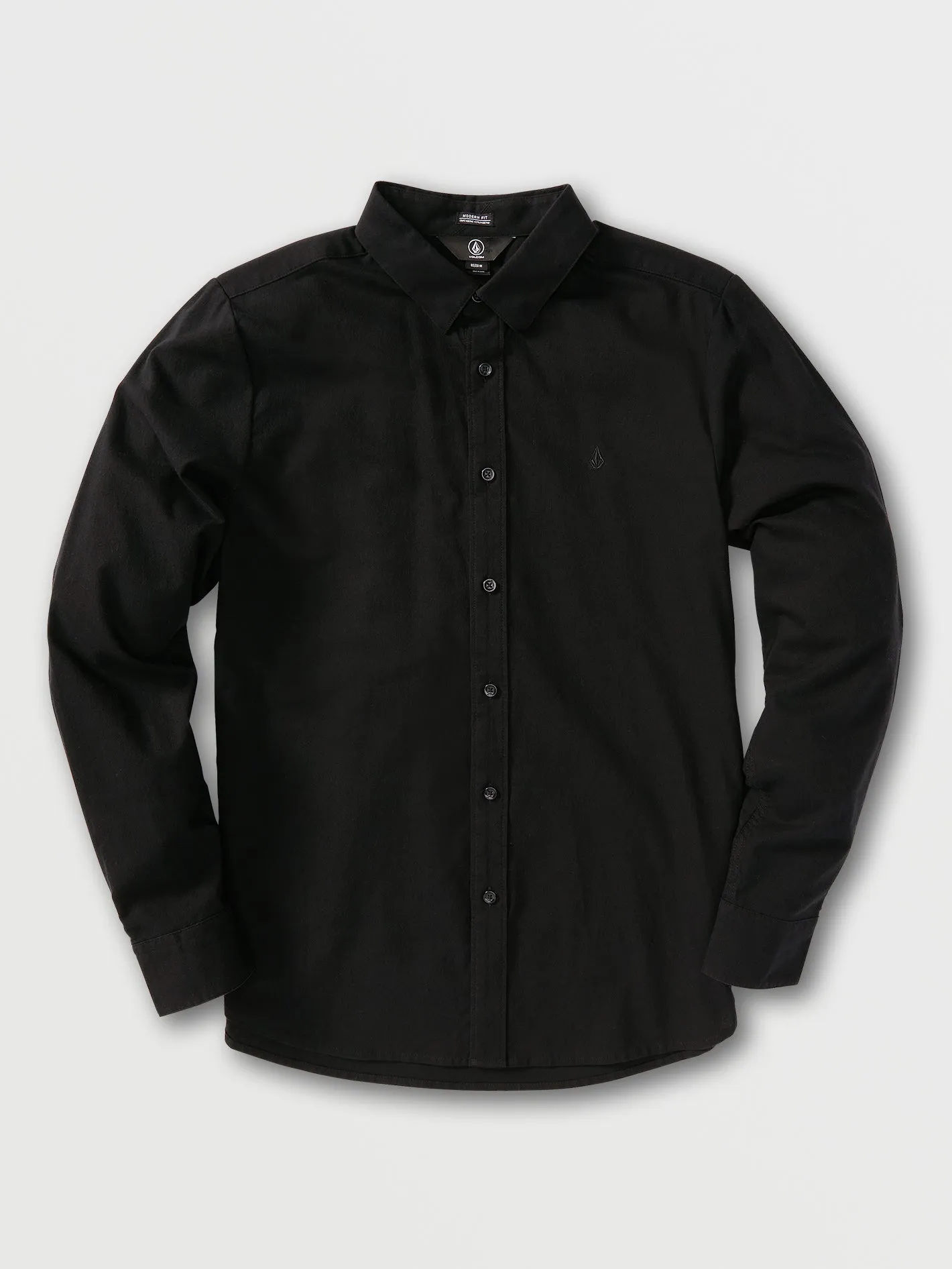 Oxford Stretch Long Sleeve Shirt - New Black