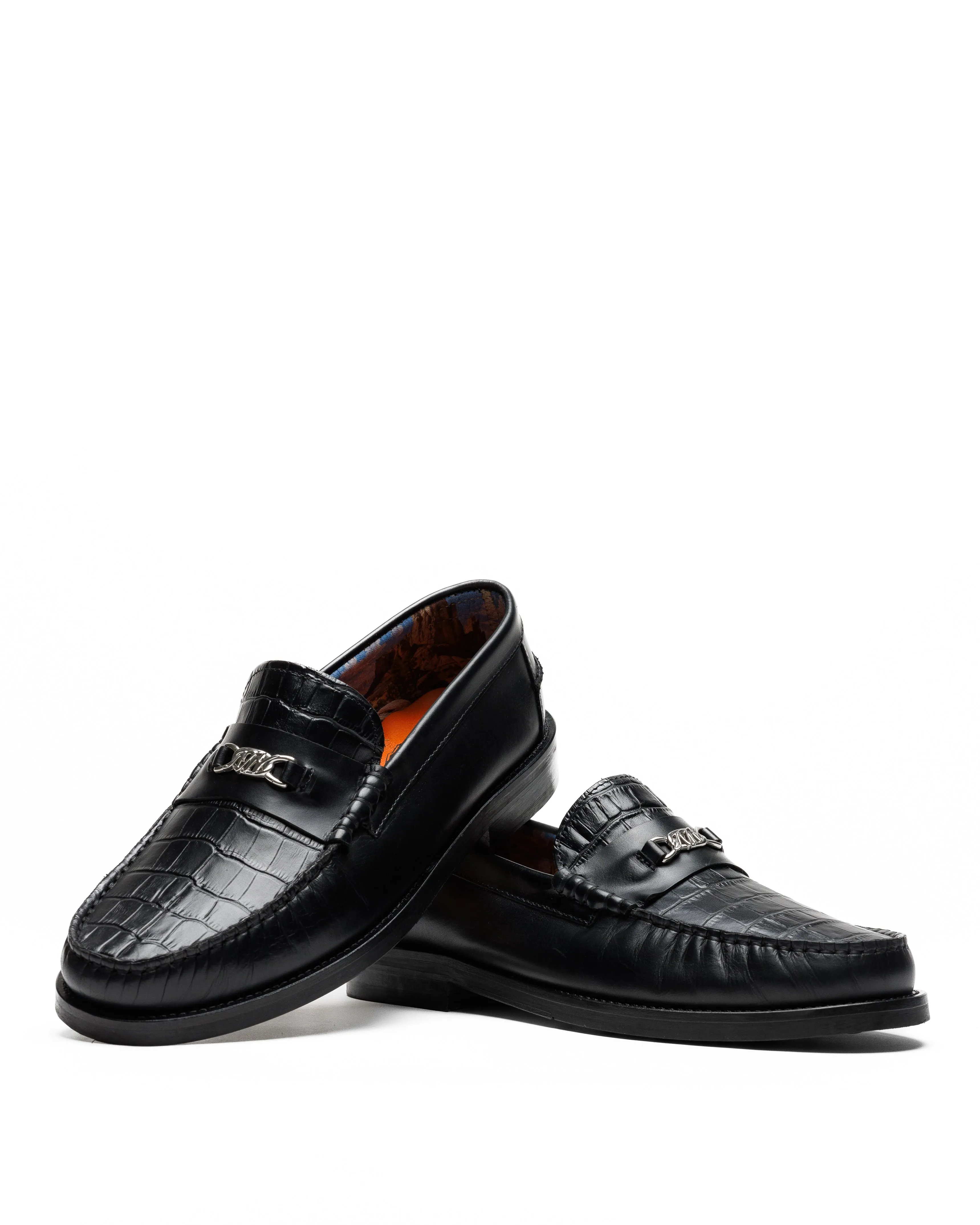 Roma Black Croc