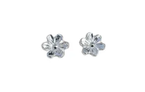 Sterling Silver Flower Earrings