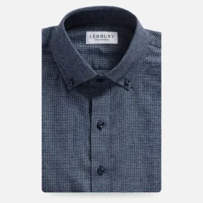 The Blue Conlon Houndstooth Custom Shirt