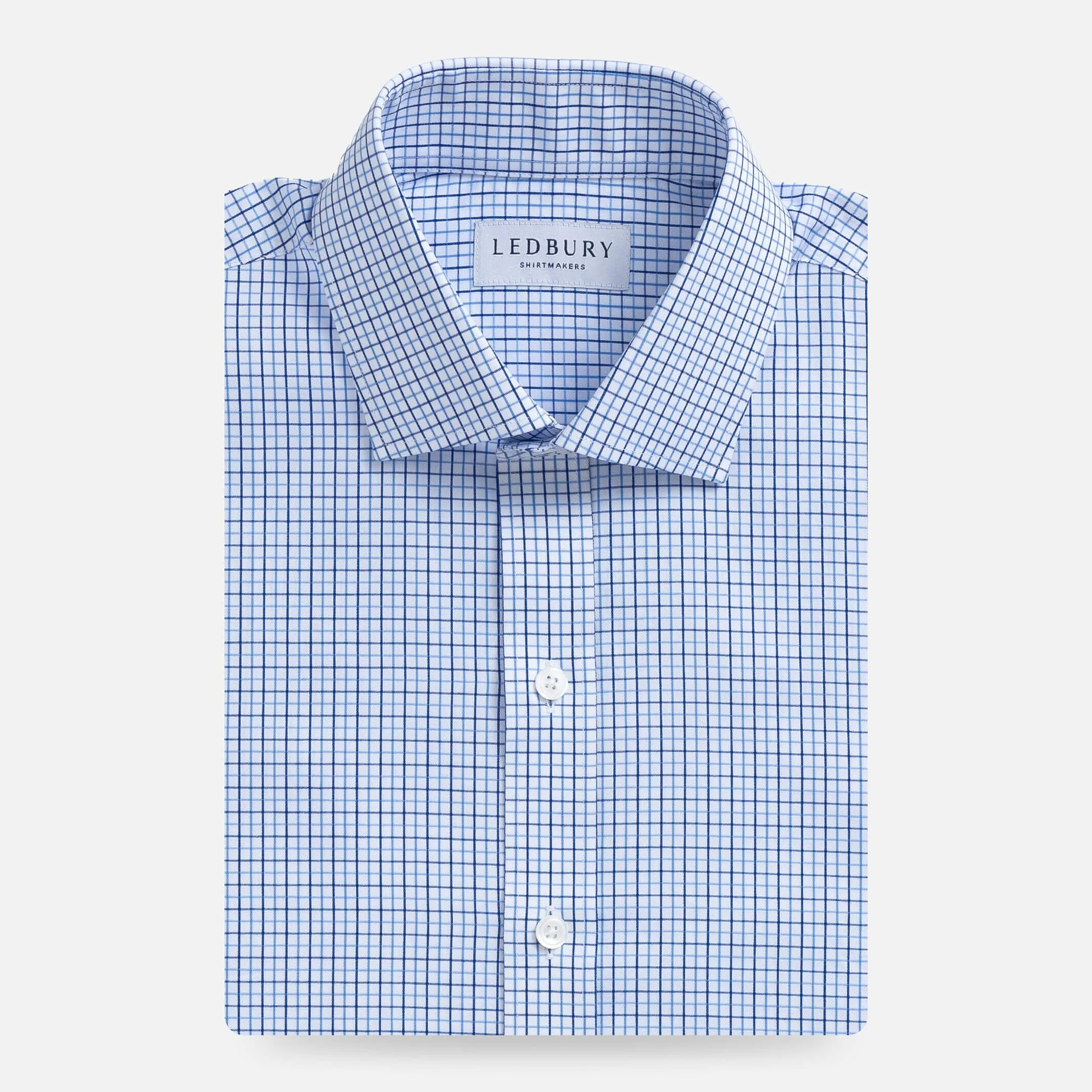 The Blue Hughes Check Custom Shirt