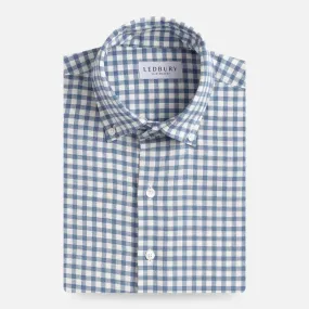 The Light Blue Farwell Gingham Custom Shirt