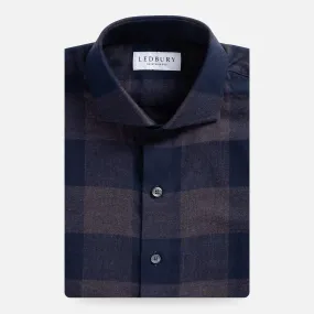 The Navy Kenesaw Flannel Custom Shirt